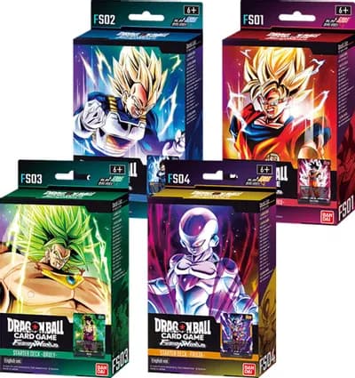 Starter Deck 1: Son Goku — Starter Deck 1-4: Son Goku, Vegeta, Broly and Frieza [Set of 4]