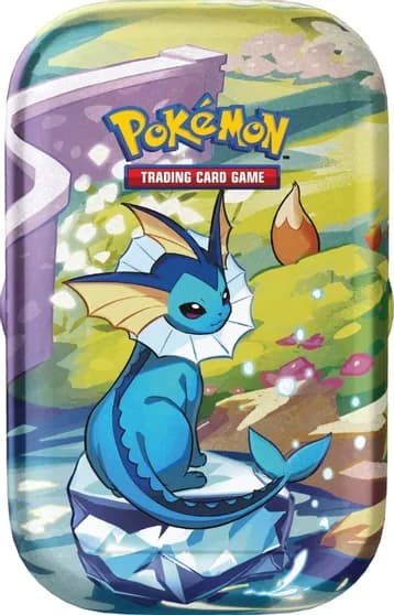 SV Prismatic Evolutions — Mini Tin [Vaporeon]