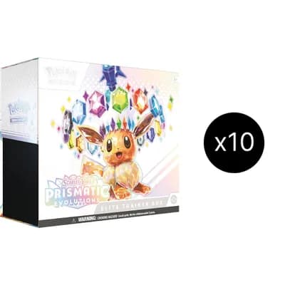SV Prismatic Evolutions — Elite Trainer Box Case