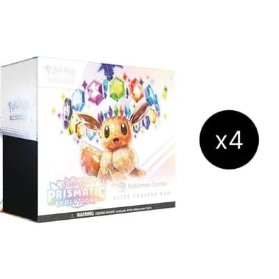SV Prismatic Evolutions — Pokemon Center Elite Trainer Box (Exclusive) Case