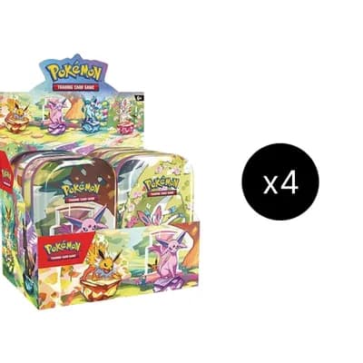 SV Prismatic Evolutions — Mini Tin Display Case