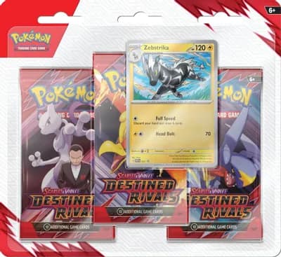 SV Destined Rivals — 3 Pack Blister [Zebstrika]