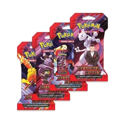 SV Destined Rivals — Sleeved Booster Pack Art Bundle [Set of 4]