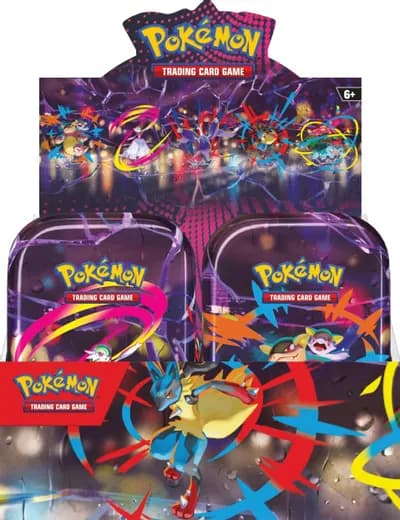 ME Mega Evolution — Mega Heroes Mini Tin Display