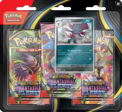 ME Phantasmal Flames — 3 Pack Blister [Weavile]