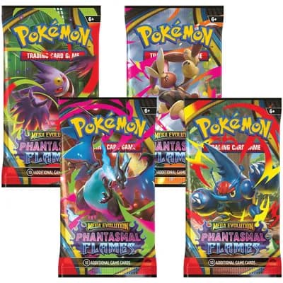 ME Phantasmal Flames — Booster Pack Art Bundle [Set of 4]