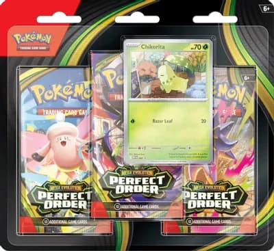 ME Perfect Order — 3 Pack Blister [Chikorita]