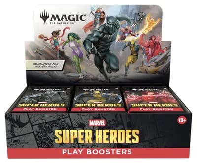 Marvel Super Heroes — Play Booster Display