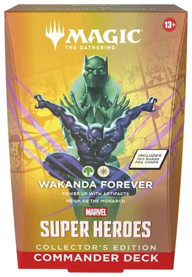 Marvel Super Heroes — Commander Deck - Wakanda Forever (Collector's Edition)