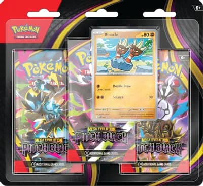 ME Pitch Black — 3-Pack Blister [Binacle]