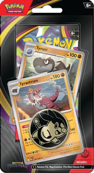 ME Pitch Black — Premium Checklane Blister [Tyrunt, Tyrantrum] (Target Exclusive)