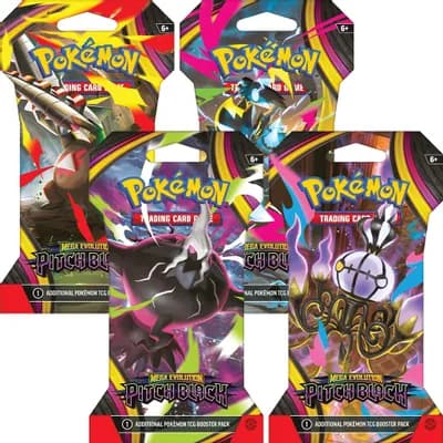 ME Pitch Black — Sleeved Booster Pack Art Bundle [Set of 4]