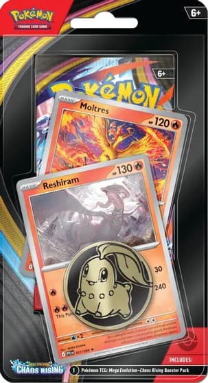 ME Chaos Rising — Single Pack Blister [Reshiram/Moltres]