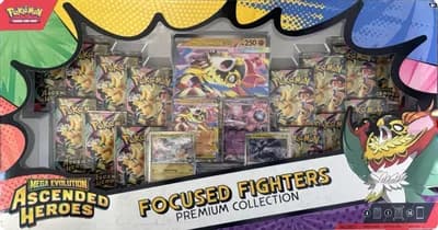 SV Ascended Heroes — Focused Fighters Premium Collection (Sam's Club)